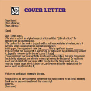 carbon journal cover letter