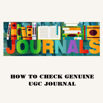 how to check ugc journal